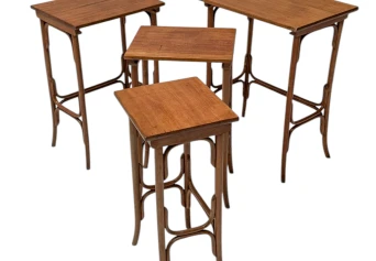 Vienna Secession Bentwood Nesting Tables by Michael Thonet for Thonet, 1900s